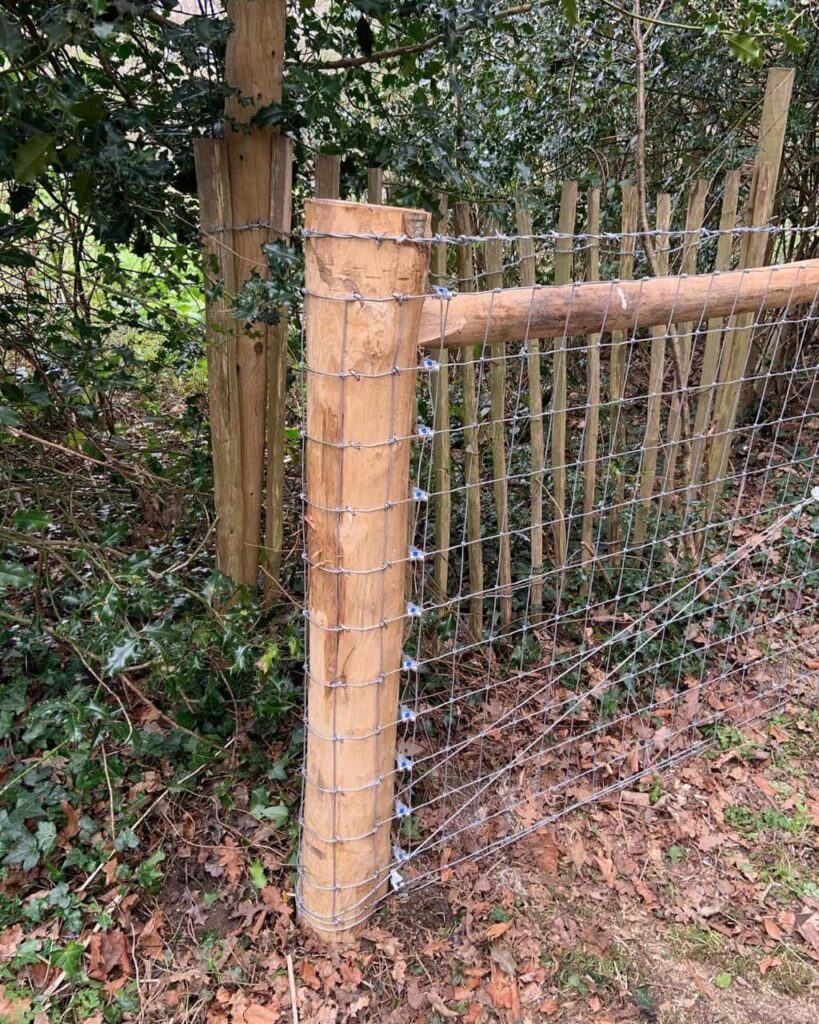 This is a photo of stock fencing installed by Fast Fix Fencing Uckfield
